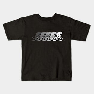 Fight. To. The. Line. For the cyclist. For the competitor. Kids T-Shirt